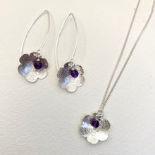 Load image into Gallery viewer, Amethyst Love Flower Necklace
