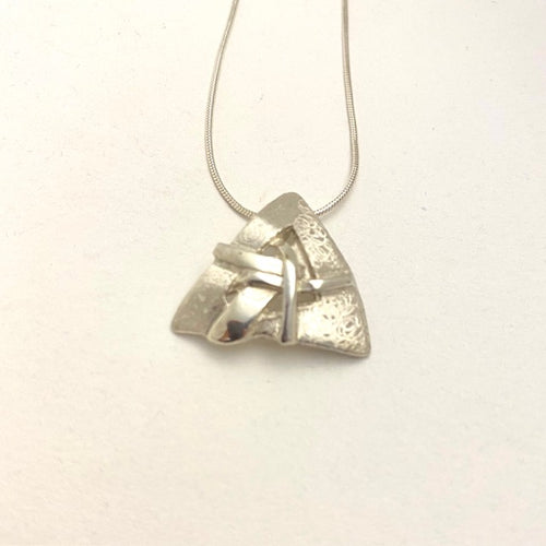 Woven Triangle Necklace