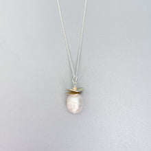 Load image into Gallery viewer, Acorn Pearl Necklace #1