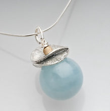 Load image into Gallery viewer, Acorn Aquamarine Necklace