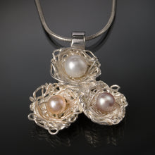 Load image into Gallery viewer, The Nesting Blossom Pearl Necklace