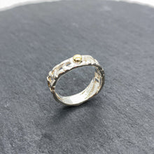 Load image into Gallery viewer, Skinny Woven Basket with Gold Dot Ring
