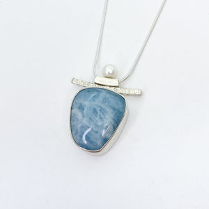 New - Blue Opal Necklace