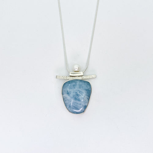 New - Blue Opal Necklace