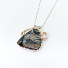 Load image into Gallery viewer, Obsidian Happy Dance Necklace