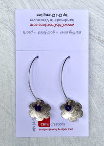 Mother's Day Gift Set - Option 1:  Amethyst Love Earrings
