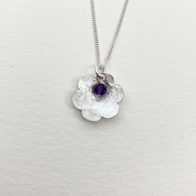 Amethyst Love Flower Necklace – Chi's Creations Jewelry