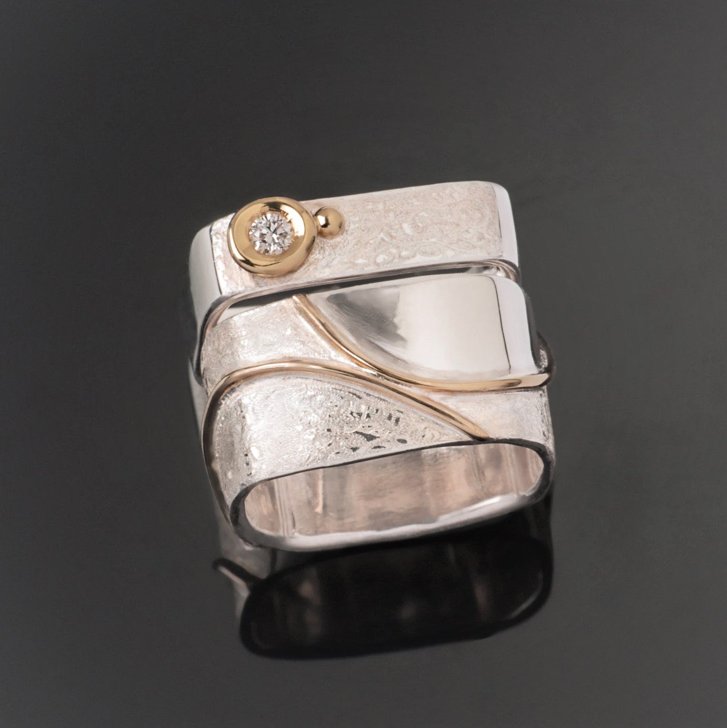 Pearl Aquamarine and Diamond Stackers – Chi's Creations Jewelry