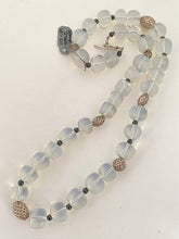 Load image into Gallery viewer, Silver Opalite &amp; Hematite Necklace