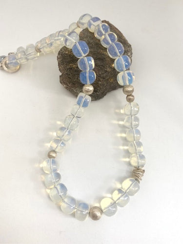 Opalite silver Necklace