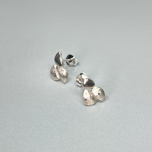 Load image into Gallery viewer, Silver Triangle Stud Earrings