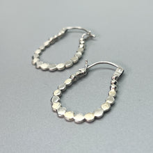 Load image into Gallery viewer, Textured Bubble Hoop Earrings