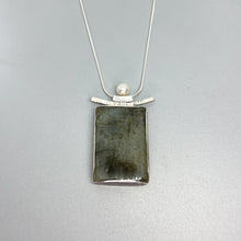Load image into Gallery viewer, Labradorite Balance Slider Necklace