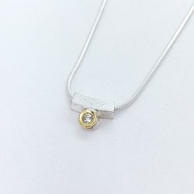Diamond Slider Necklace