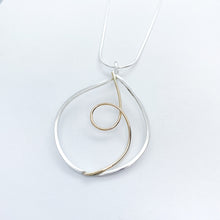 Load image into Gallery viewer, Two-toned Scribble Necklaces