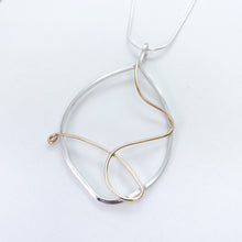 Load image into Gallery viewer, Two-toned Scribble Necklaces