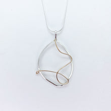 Load image into Gallery viewer, Two-toned Scribble Necklaces