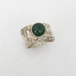 Woven Basket BC Jade Ring