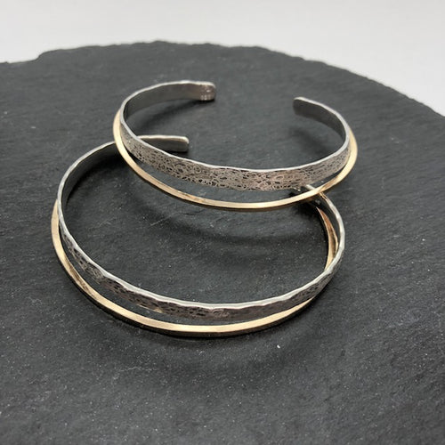 Double Wave Cuff Bracelet