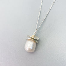 Load image into Gallery viewer, Acorn Pearl Necklace #2