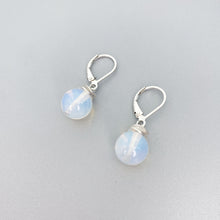 Load image into Gallery viewer, Opalite Acorn Lever Back Earrings