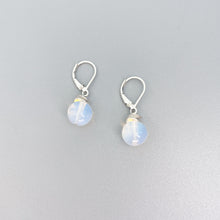 Load image into Gallery viewer, Opalite Acorn Lever Back Earrings
