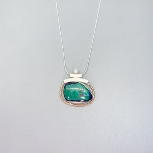 Azurite Malachite Necklace