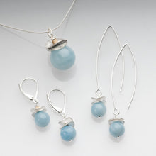 Load image into Gallery viewer, Acorn Aquamarine Necklace