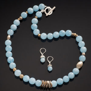 Acorn Aquamarine Necklace