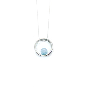 Balance Double Ring Necklace