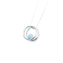 Load image into Gallery viewer, Balance Double Ring Necklace