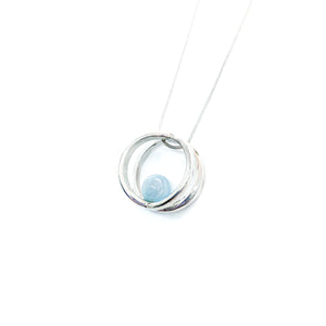 Balance Double Ring Necklace