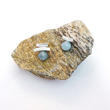 Load image into Gallery viewer, Balance Aquamarine Slider Necklaces