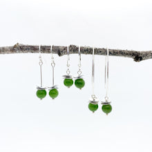 Load image into Gallery viewer, Mini BC Jade Acorn Earrings