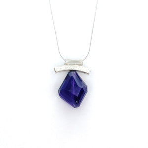 Balance Inukshuk Amethyst Necklace