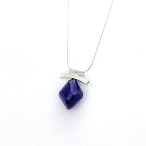 Balance Inukshuk Amethyst Necklace