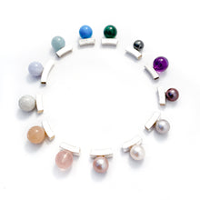 Load image into Gallery viewer, Birthstone Bead Slider Necklace