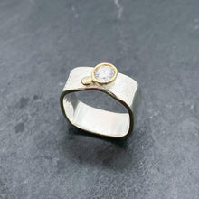 Load image into Gallery viewer, CZ Diamond Bezel Ring Size 4.5-9