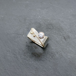 CZ Diamond Blossom Ring