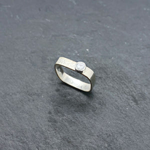 CZ Medium Stacking Ring