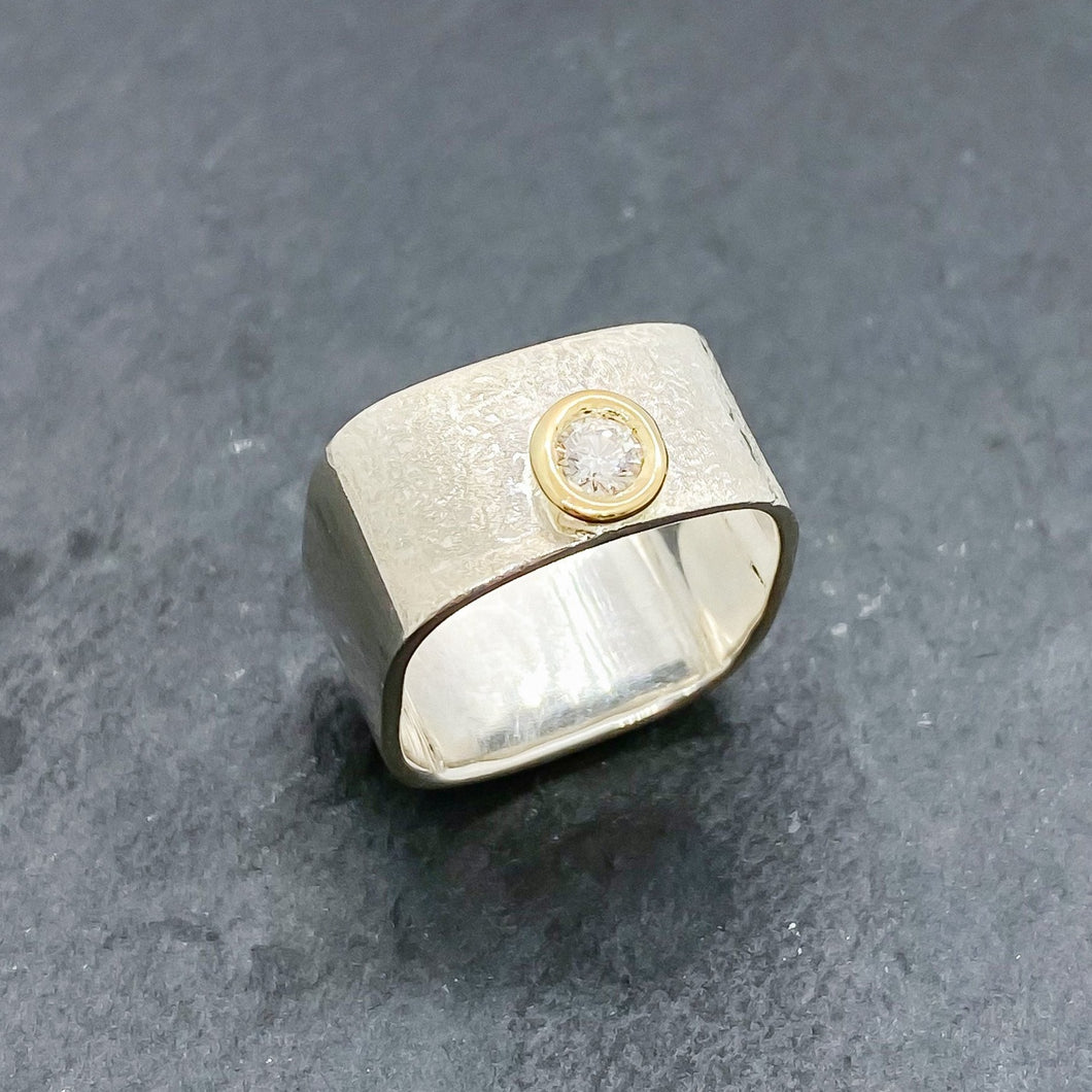 Diamond Bezel Ring Size 7
