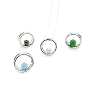 Balance Double Ring Necklace