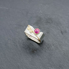 Load image into Gallery viewer, Ruby Blossom Ring
