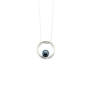 Balance Double Ring Necklace