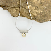Load image into Gallery viewer, Single Petal Slider Necklace with Diamond