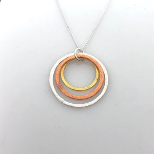 Triple Rings Necklace