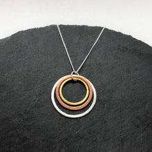 Load image into Gallery viewer, Triple Rings Necklace