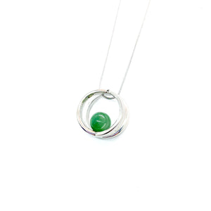 Balance Double Ring Necklace