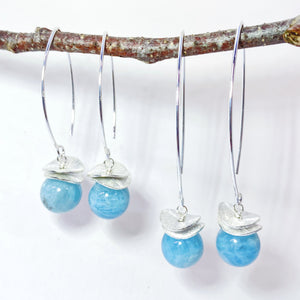 Acorn Larimar Earrings