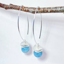 Load image into Gallery viewer, Acorn Larimar Earrings